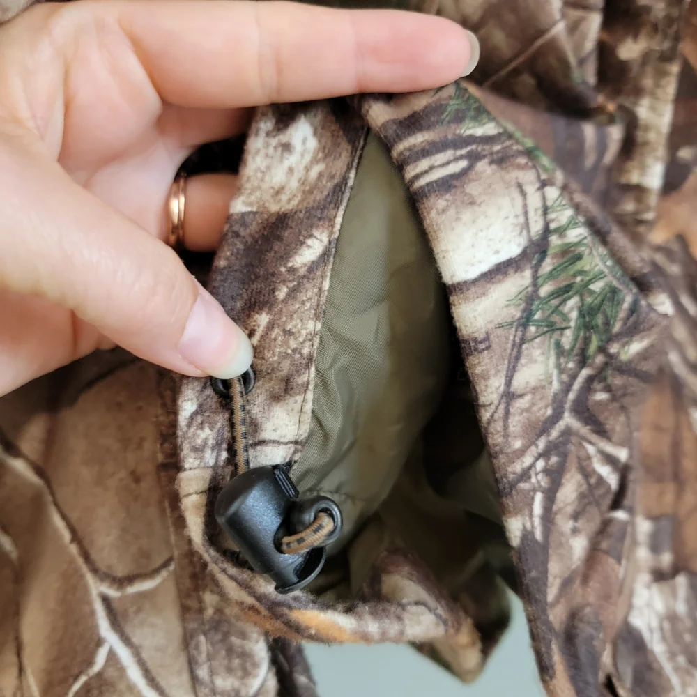 Vintage Herter's Mens‎ Size XL Hunting Realtree Camouflage Hooded Outdoor Jacket